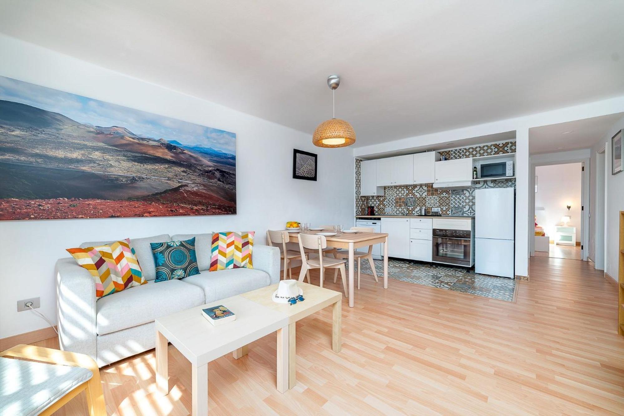 Apartamento Playa Bastián 2 habs, 2 baños y súper terraza Costa Teguise Exterior foto
